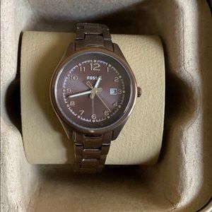 Fossil Women's Stainless Steel Brown Watch